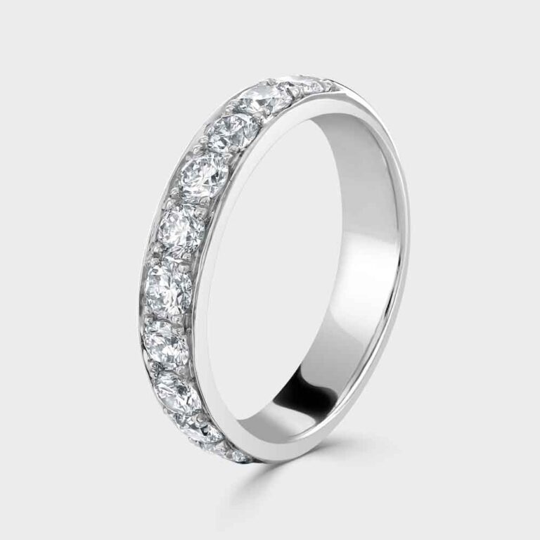 11 Stone diamond eternity ring