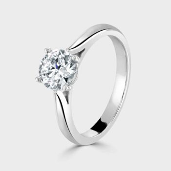 Single stone 1ct diamond ring