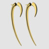 Yellow Gold Vermeil Large Hook Earrings