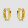 Roberto Coin 18ct yellow gold Barocco hinged earrings