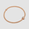 18ct Rose Gold Flex’it Prima 0.10ct Diamond bracelet