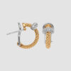 18ct Yellow Gold Eka 0.19ct Diamond earrings