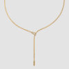 18ct Yellow Gold Aria 0.11ct Diamond Lariat necklace