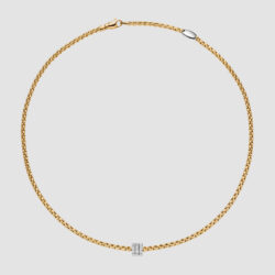 18ct Yellow Gold Eka 0.33ct Diamond necklace