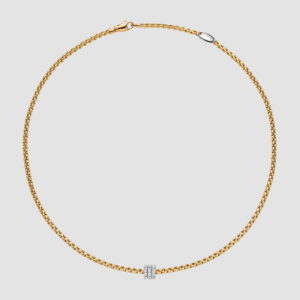 18ct Yellow Gold Eka 0.33ct Diamond necklace