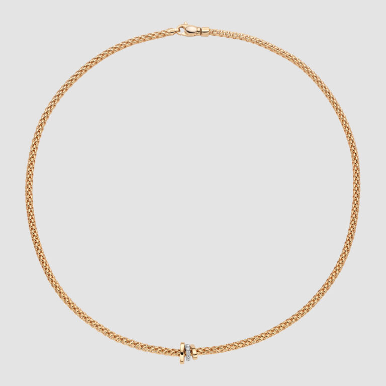 18ct Yellow Gold Prima 0.10ct Diamond necklace