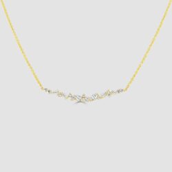 18ct Marquise diamond necklace