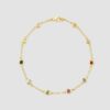 18ct yellow gold multi coloured sapphire ‘Sugar and Spice’ bracelet