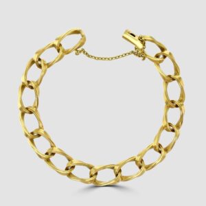 Chain and bar link bracelet by 'Baraka'