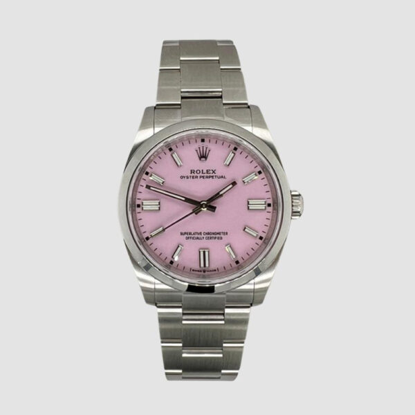 'Unworn' Rolex Oyster Perpetual 36mm Candy Pink dial