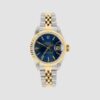 Rolex Datejust steel and 18ct yellow gold blue dial