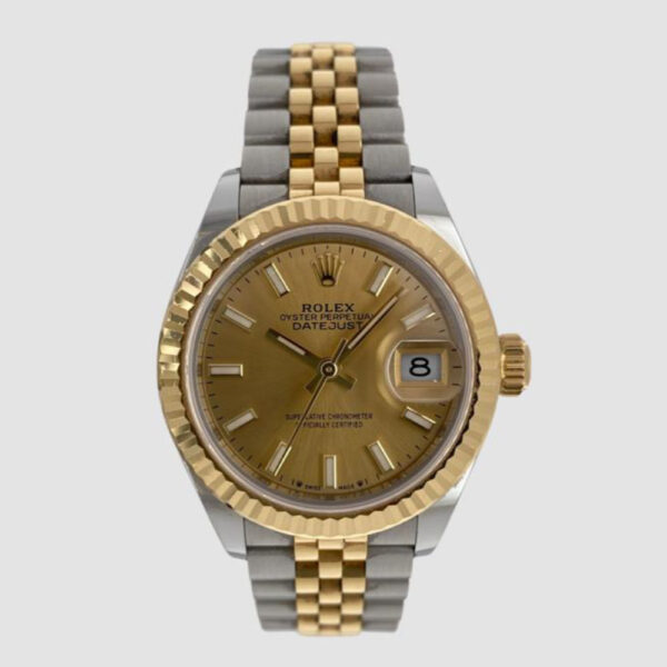 Rolex 28mm Datejust 18ct gold and stainless steel