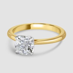 Laboratory diamond solitaire ring - 1.09ct