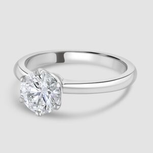 Laboratory diamond solitaire ring - 1.25ct